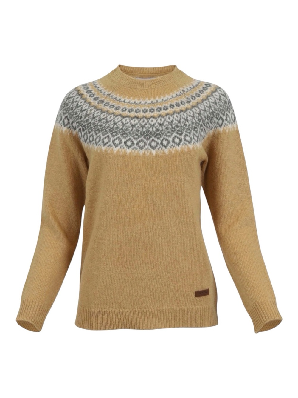 Icewear Fagradalsfjall Icelandic Wool Lopapeysa Sweater Yellow NWT Women's Size